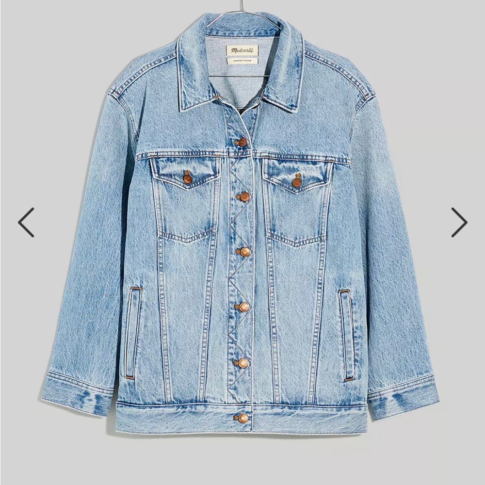 Madewell oversized trucker jacket SM